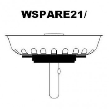 <WSPARE21> Basket Strainer Waste PLUG ONLY